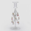 Castiçal Pinheiro Natal 24,5cm